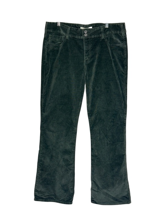 Levi's Pants - Levi's Women’s 526 Slender Boot Cut Dark Green Corduroy Dark Academia Pants Sz16
